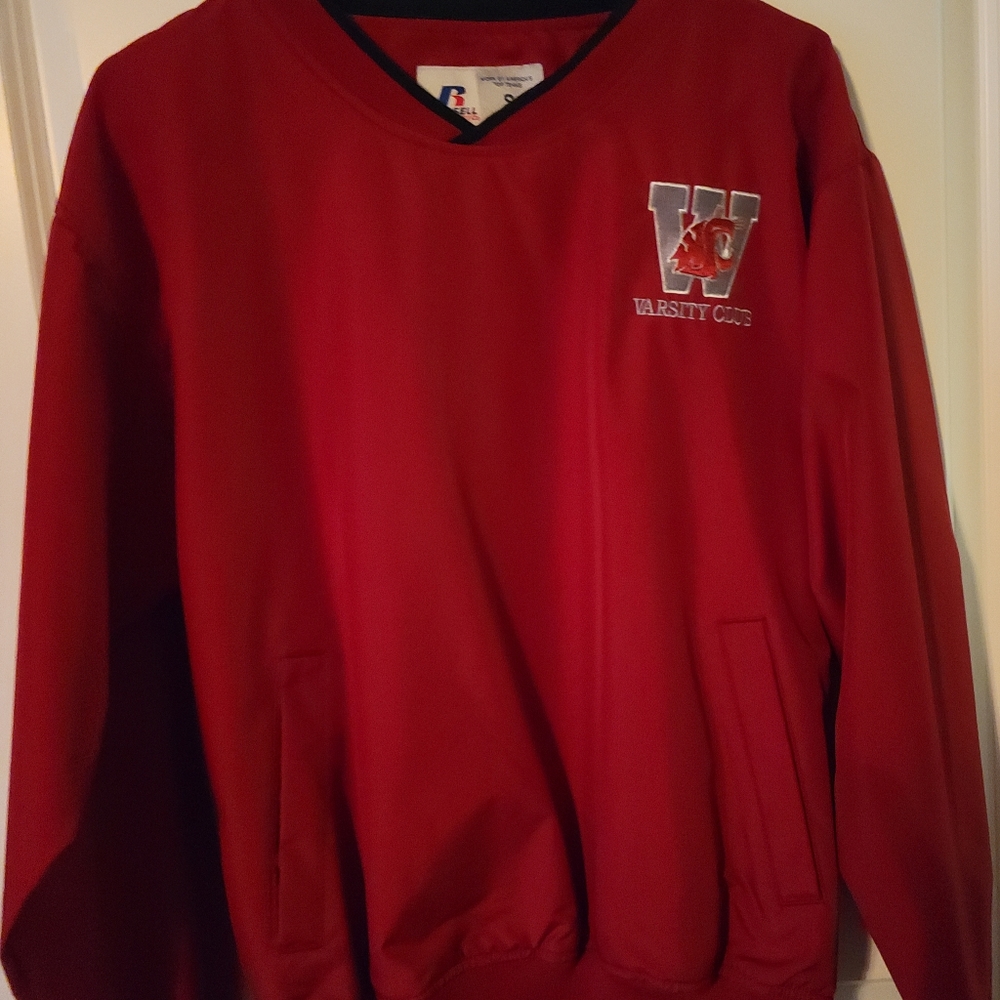 Womens pullover nylon jacket